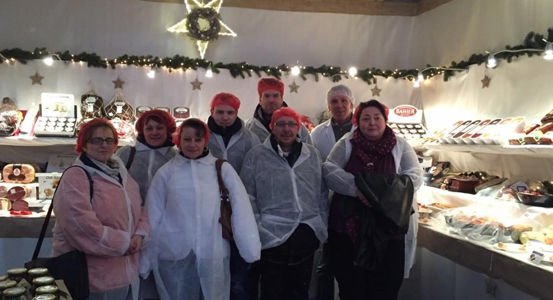 Lieferantenbesuch zu Weihnachten von EDEKA Zierles in Oer-Erkenschwick