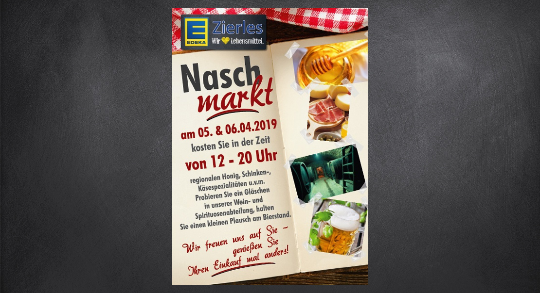 Naschmarkt April 2019 von EDEKA Zierles aus Oer-Erkenschwick