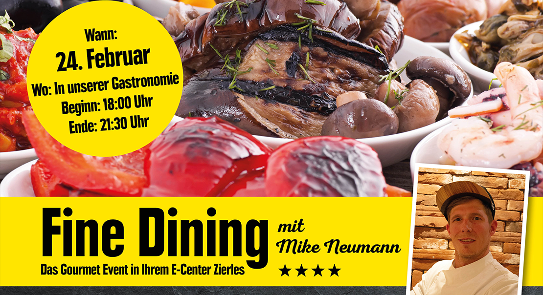 Das Fine Dining Event 2023 "Spanischer Abend" mit Mike Neumann bei EDEKA Zierles