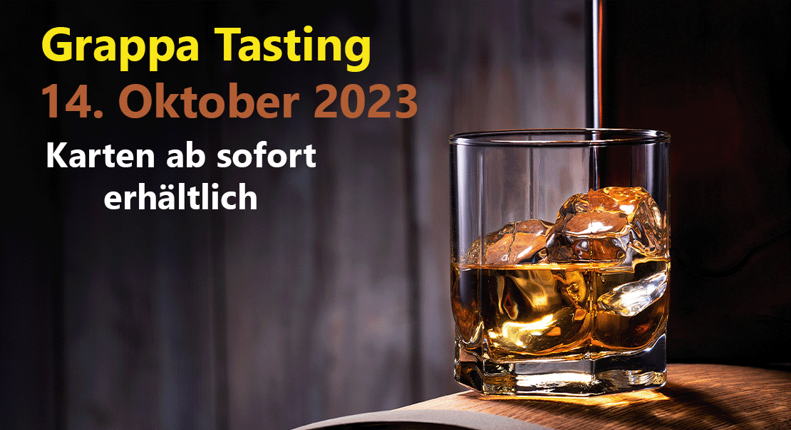 Grappa Tasting bei EDEKA Zierles in Oer-Erkenschwick am 14. Oktober 2023